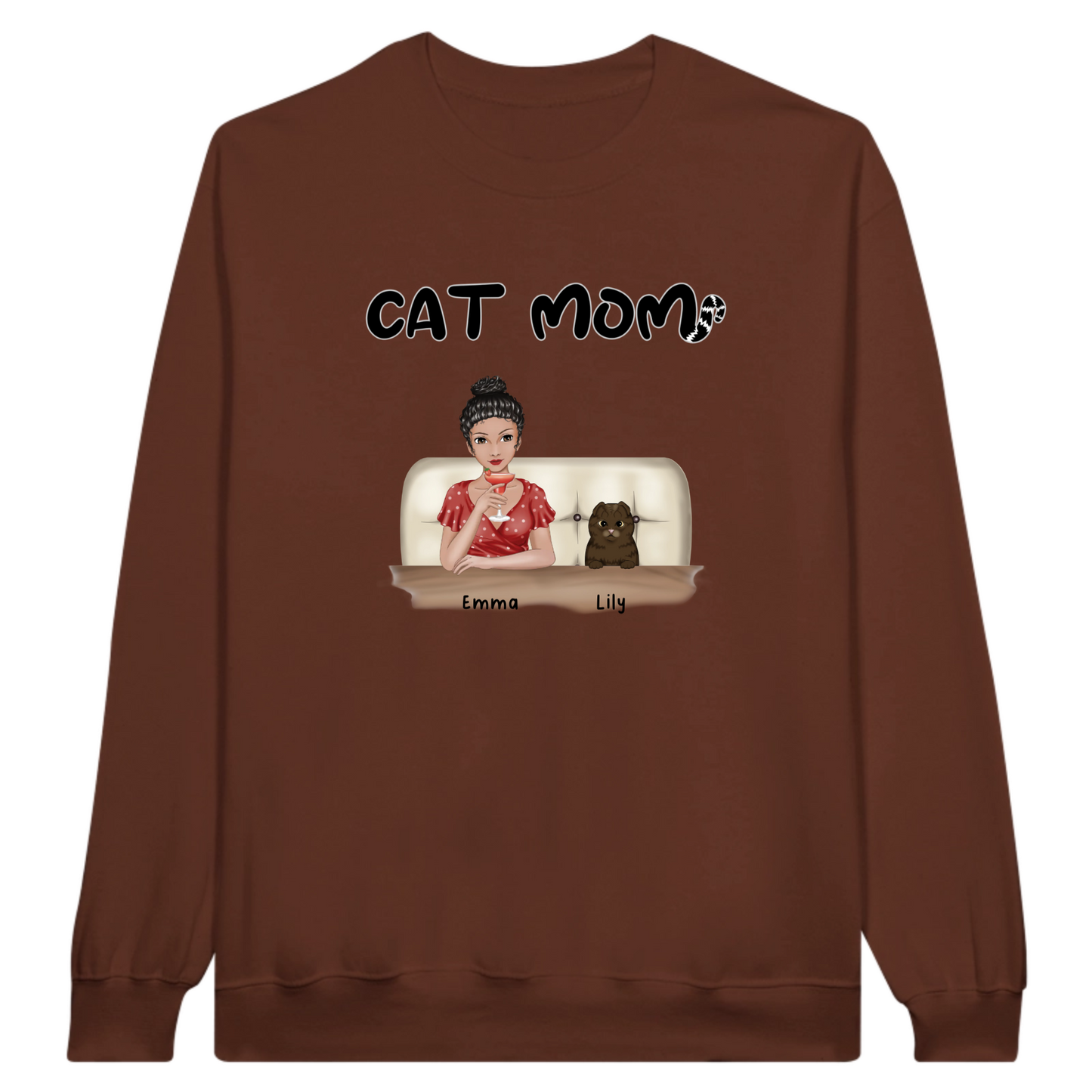 Cat Mom Personalized Sweatshirt