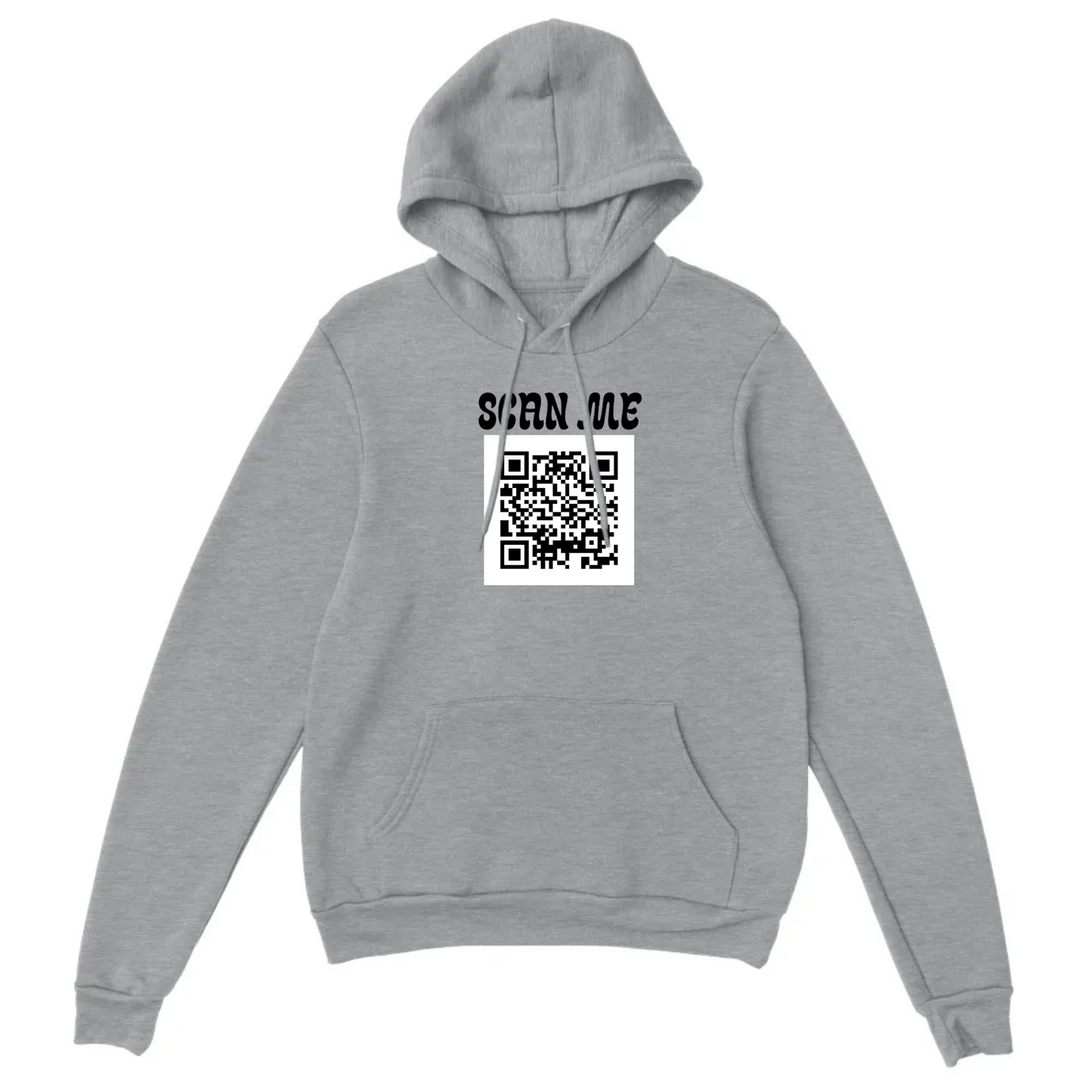 Custom QR Code – “Scan Me” Hoodie