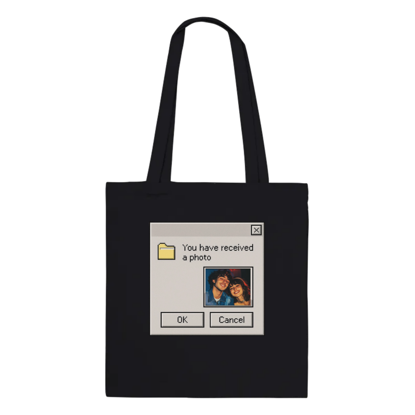 Custom Retro Computer Tote Bag