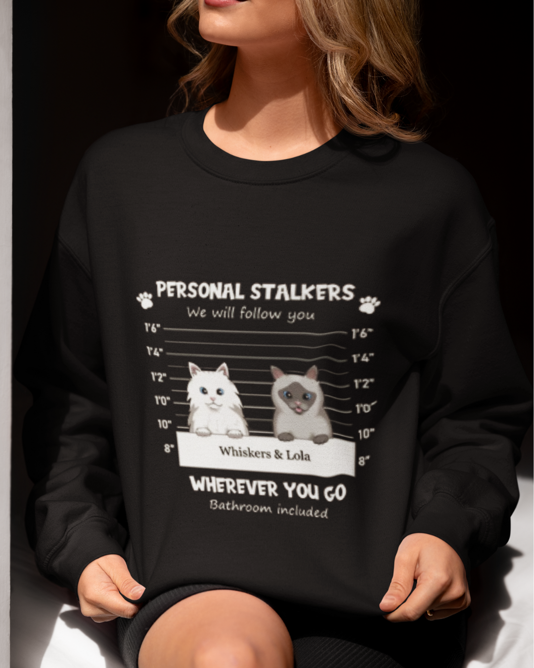 Color “Personal Stalker” Custom Pet Sweatshirt