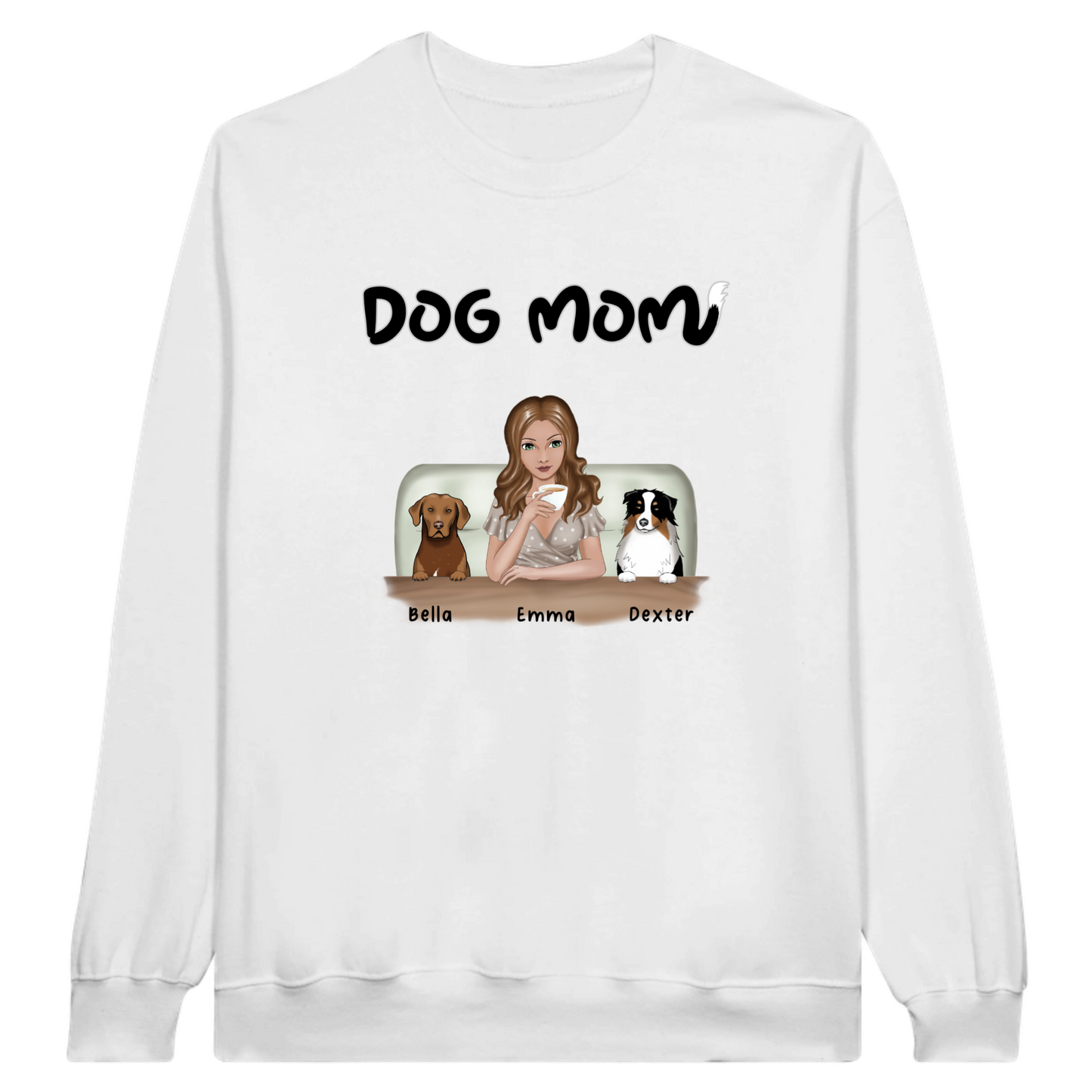 Dog Mom Personalized Sweatshirt