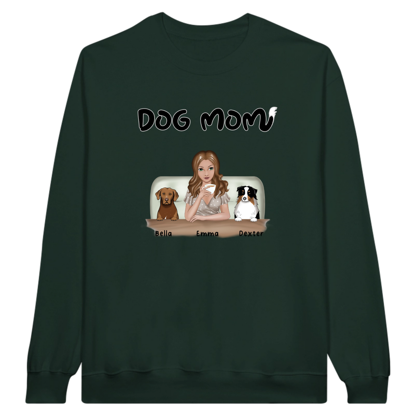 Dog Mom Personalized Sweatshirt