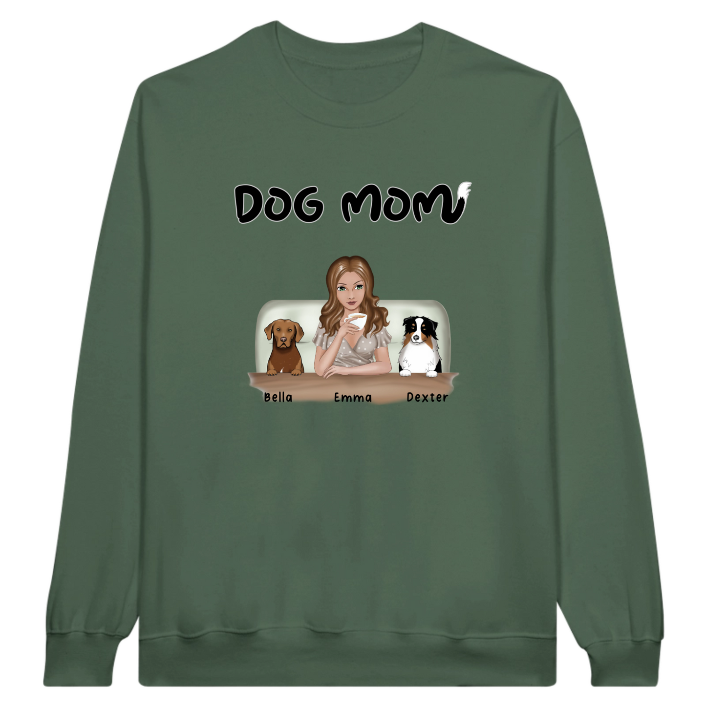 Dog Mom Personalized Sweatshirt