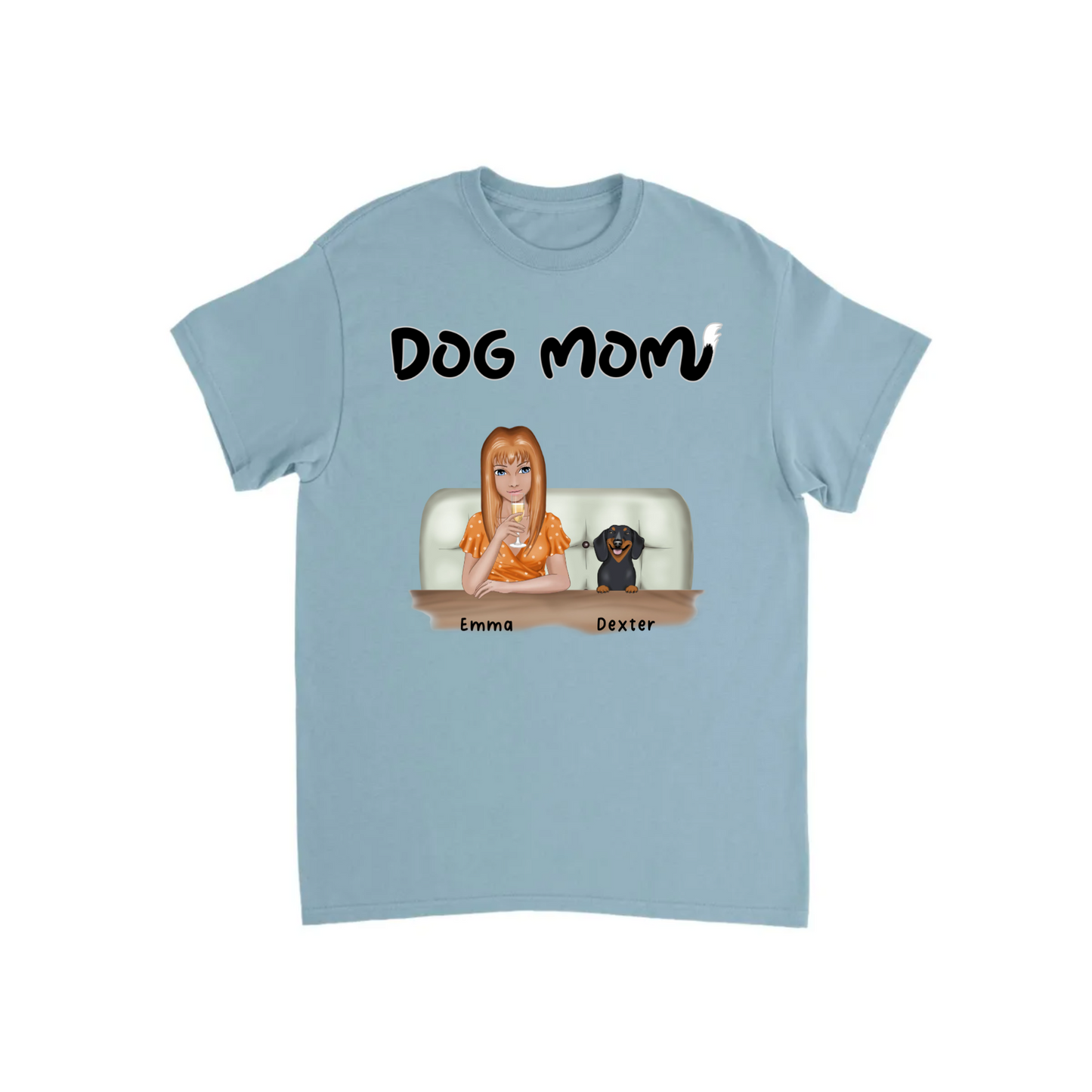 Dog Mom Personalized T-shirt