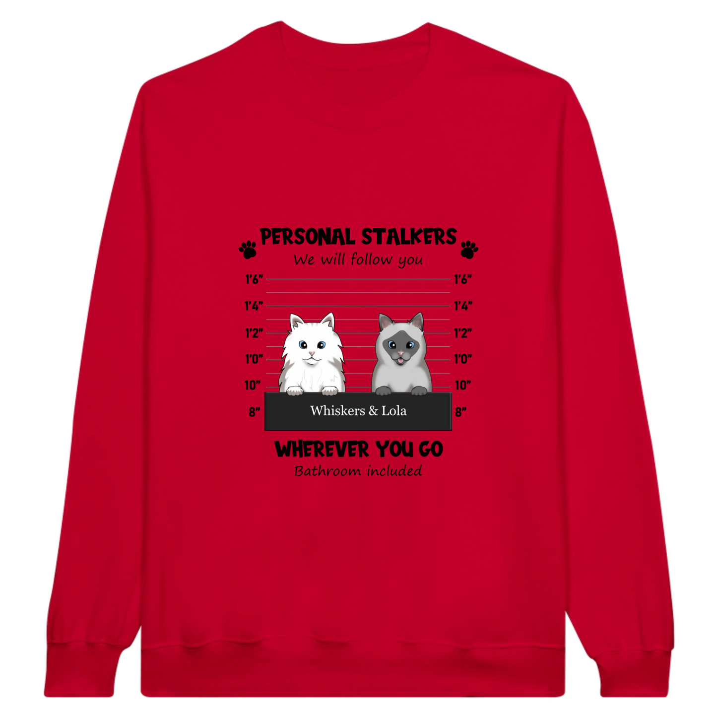 Color “Personal Stalker” Custom Pet Sweatshirt