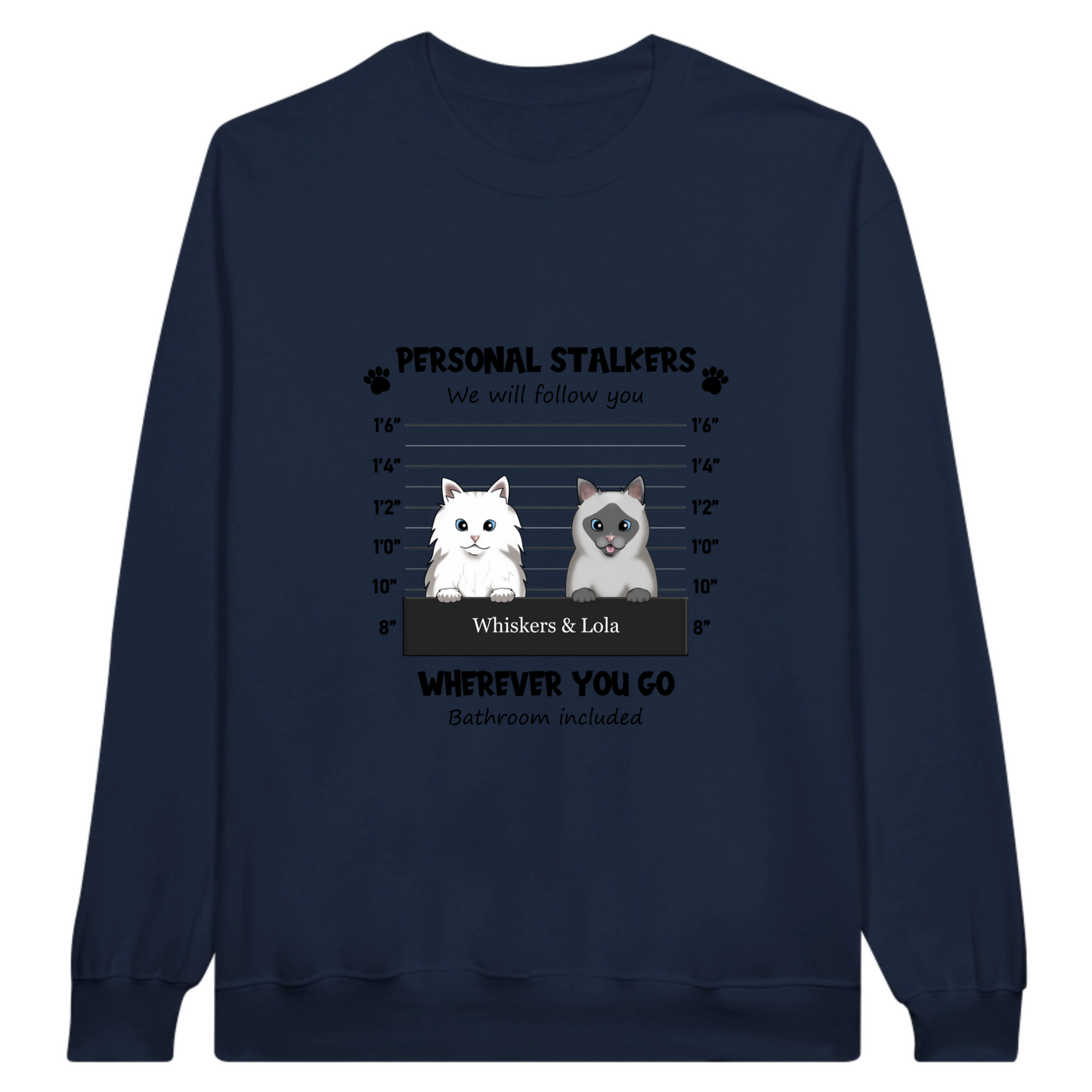Color “Personal Stalker” Custom Pet Sweatshirt
