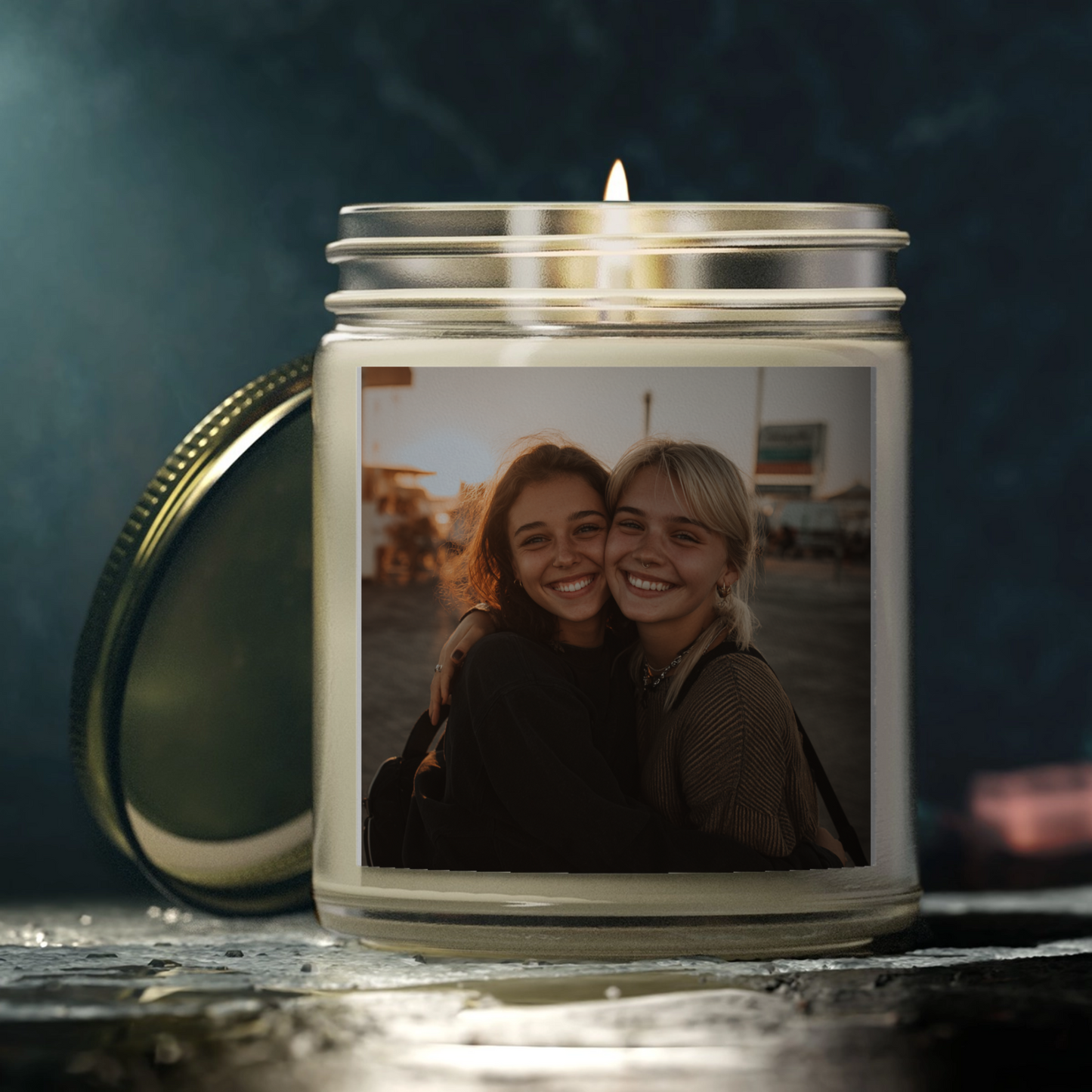 Custom Scented Candle - Upload Your Own Picture