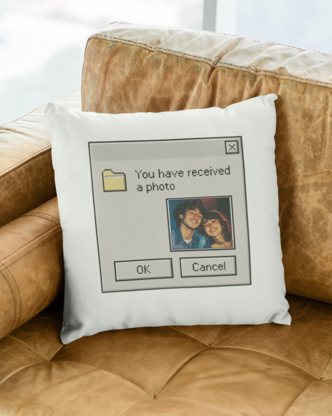 Custom Retro Computer Pillow