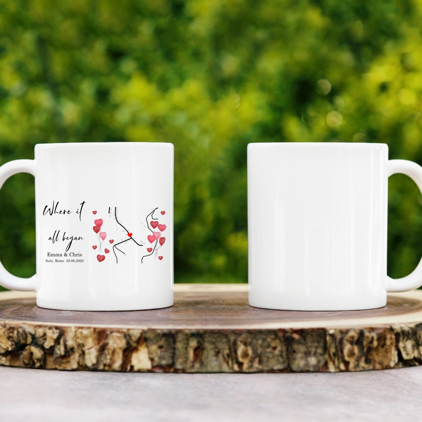 Special Place Map Art Personalized Mug