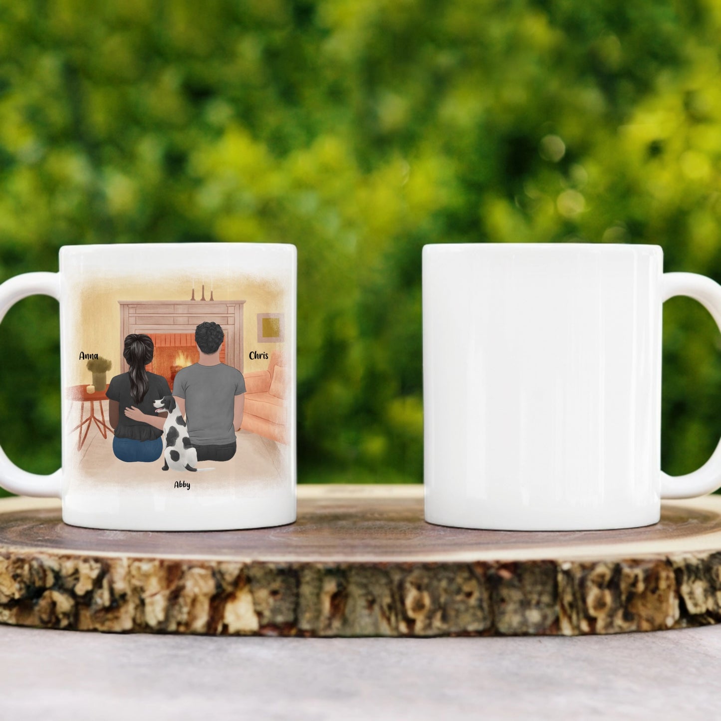 You, Me & The Dog - Personalized Mug