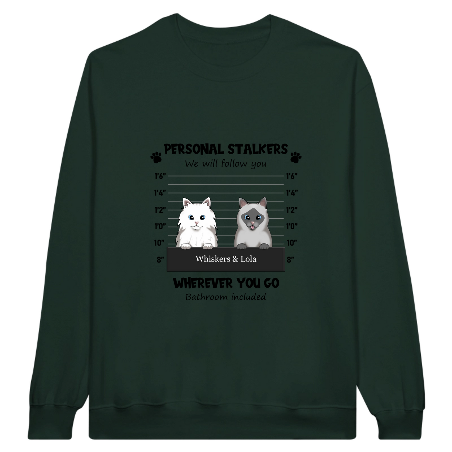 Color “Personal Stalker” Custom Pet Sweatshirt