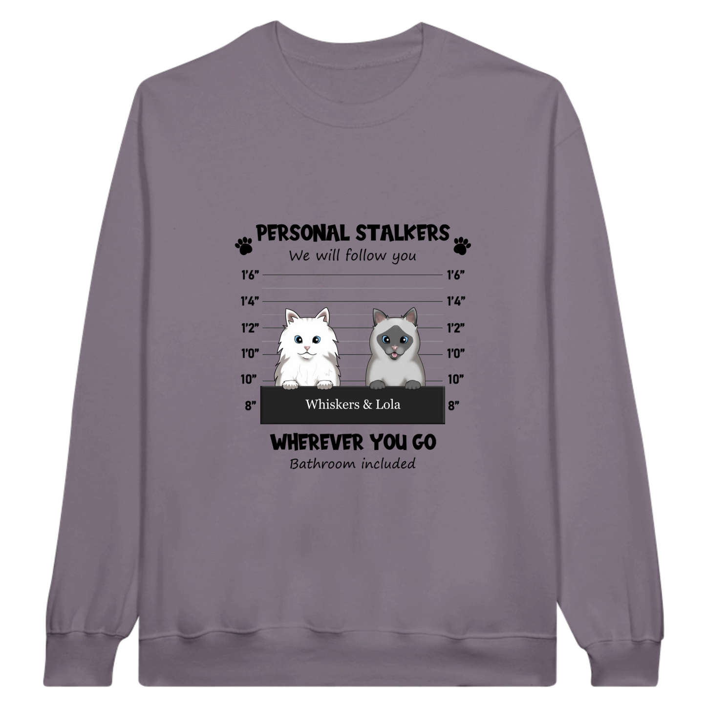 Color “Personal Stalker” Custom Pet Sweatshirt