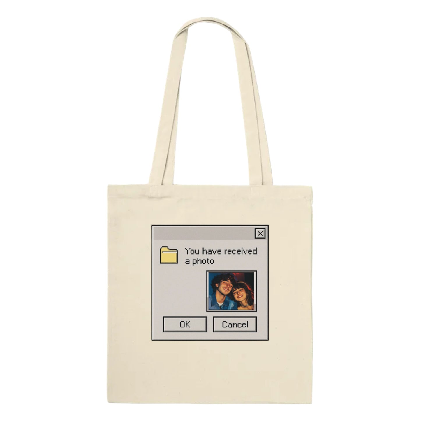 Custom Retro Computer Tote Bag