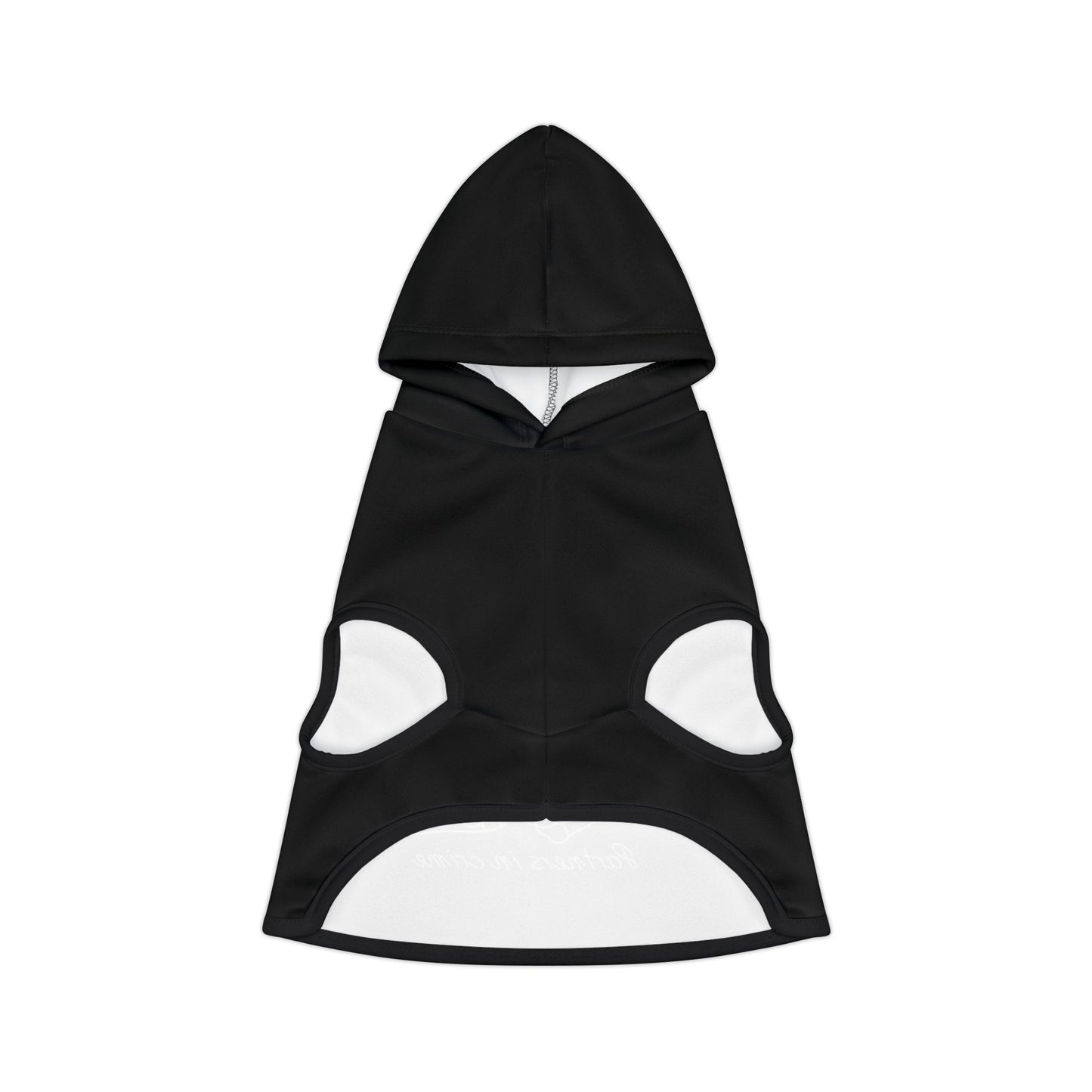 Partners in Crime Pet Hoodie Black
