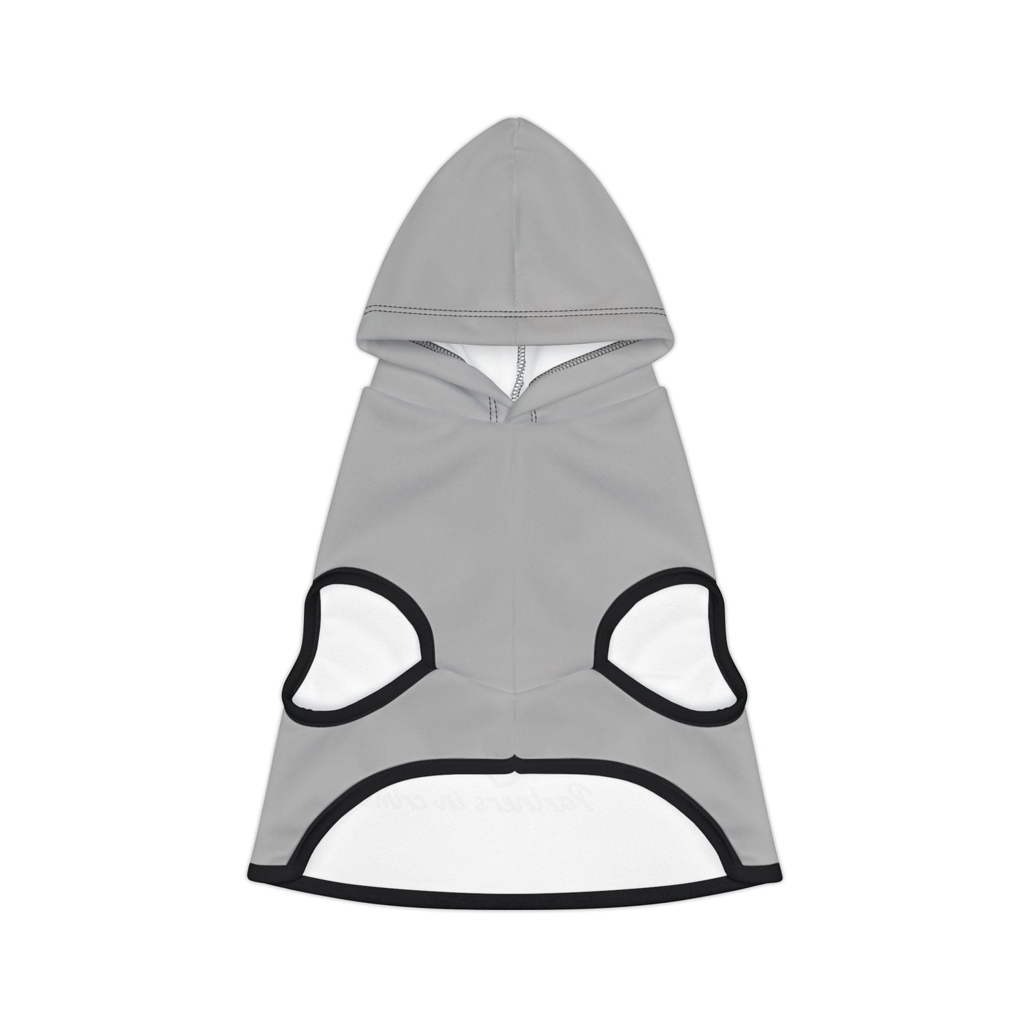 Partners in Crime Pet Hoodie Grey