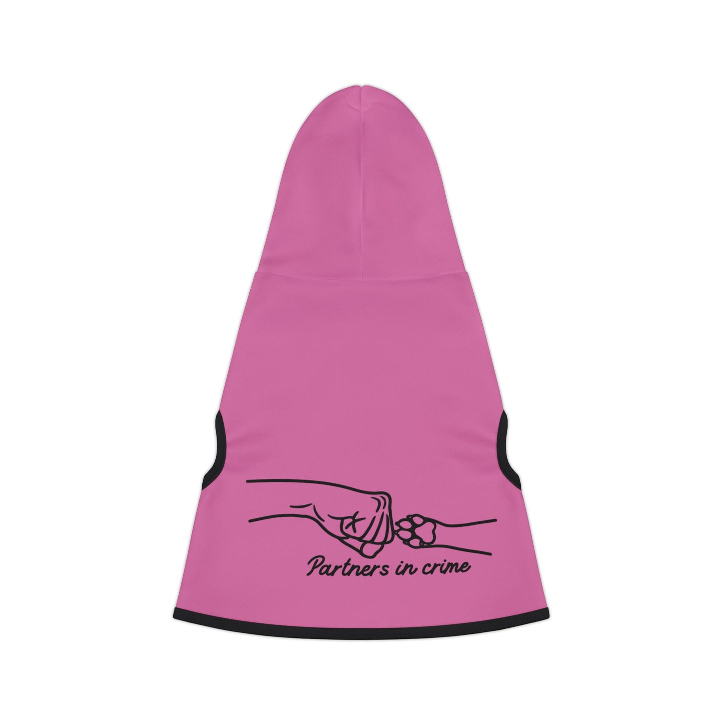 Partners in Crime Pet Hoodie Pink
