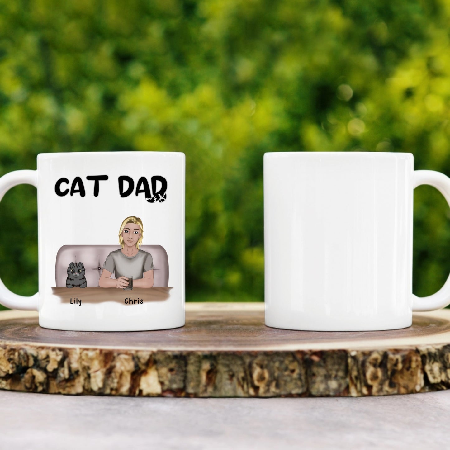 Cat Dad - Personalized Mug