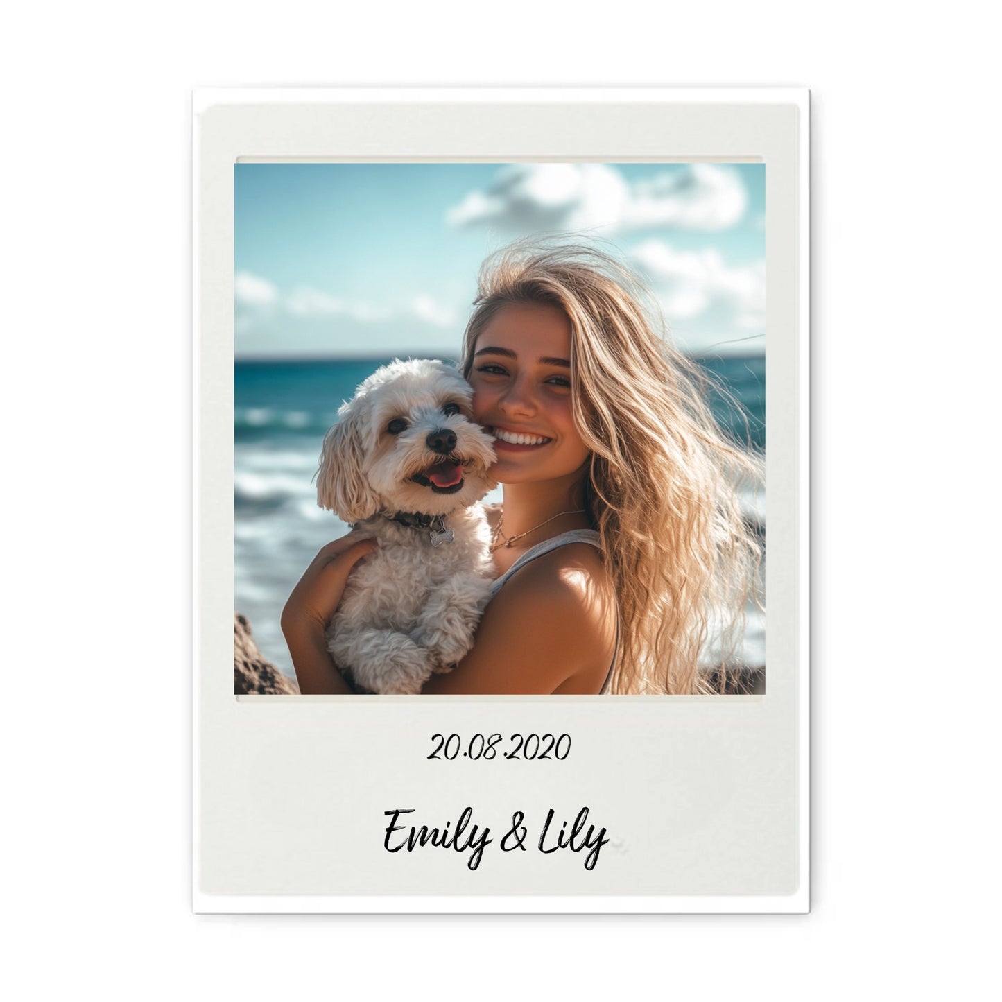 Custom Retro Polaroid Print Semi-Glossy Paper Poster