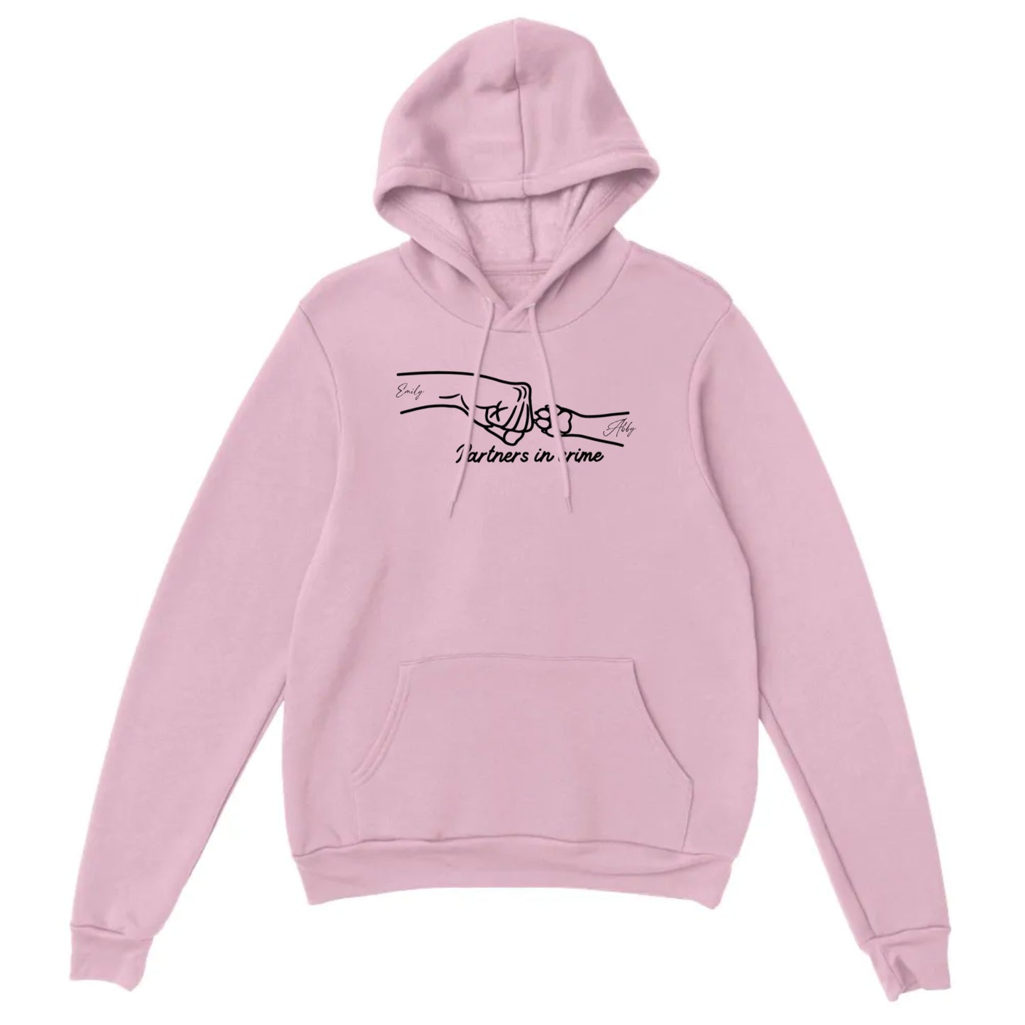 Partners in Crime Hoodie for Owner Pink
