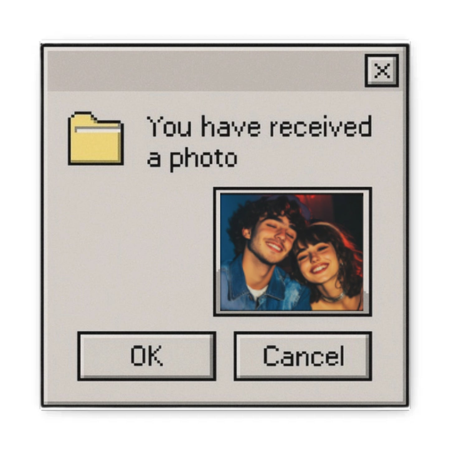 Custom Retro Computer Matte Paper Poster