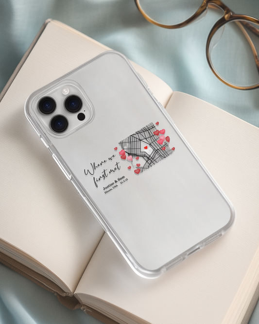 Special Place Map Art Personalized Case