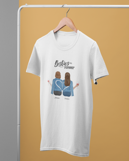 Custom Friendship Design – You + Your Bestie T-shirt
