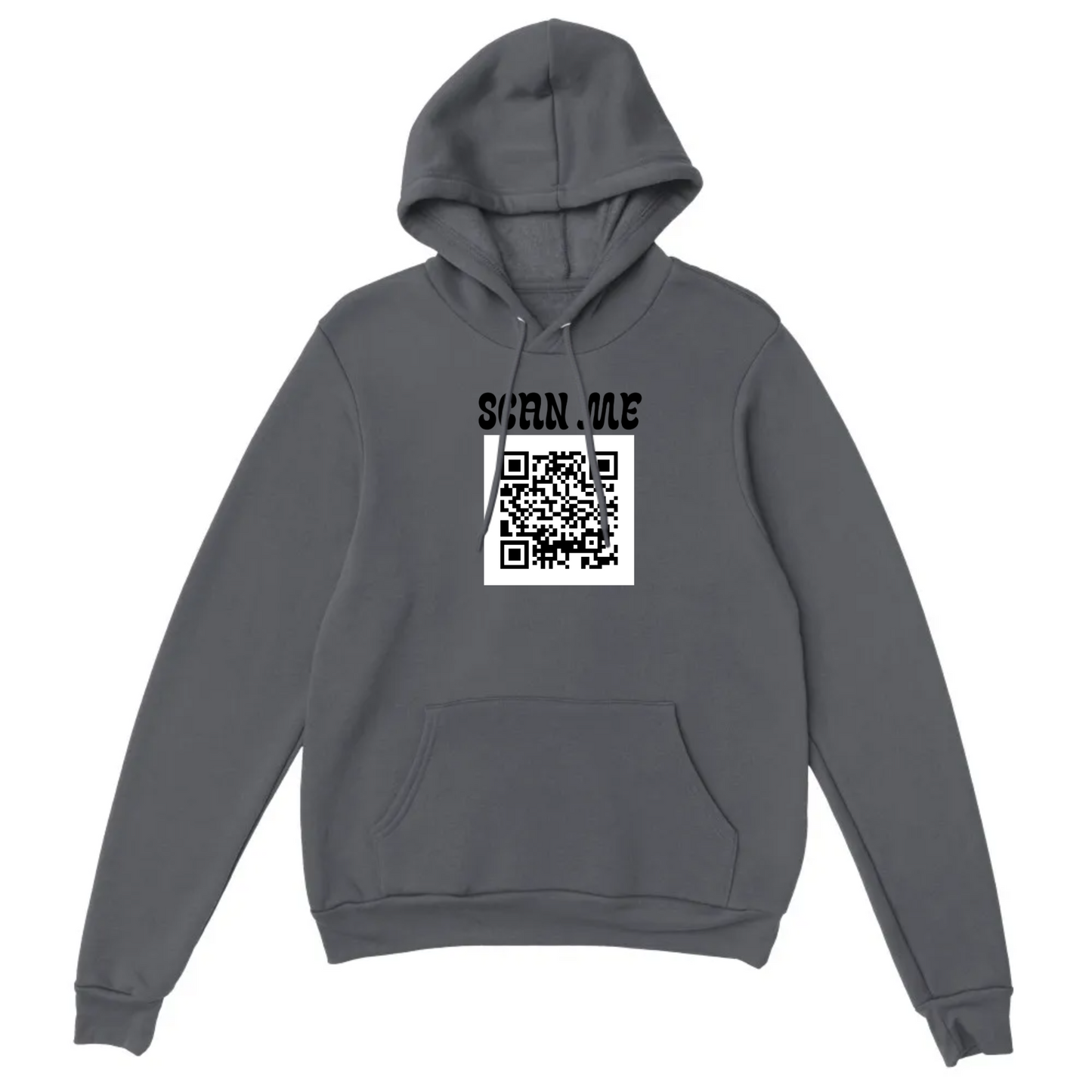 Custom QR Code – “Scan Me” Hoodie