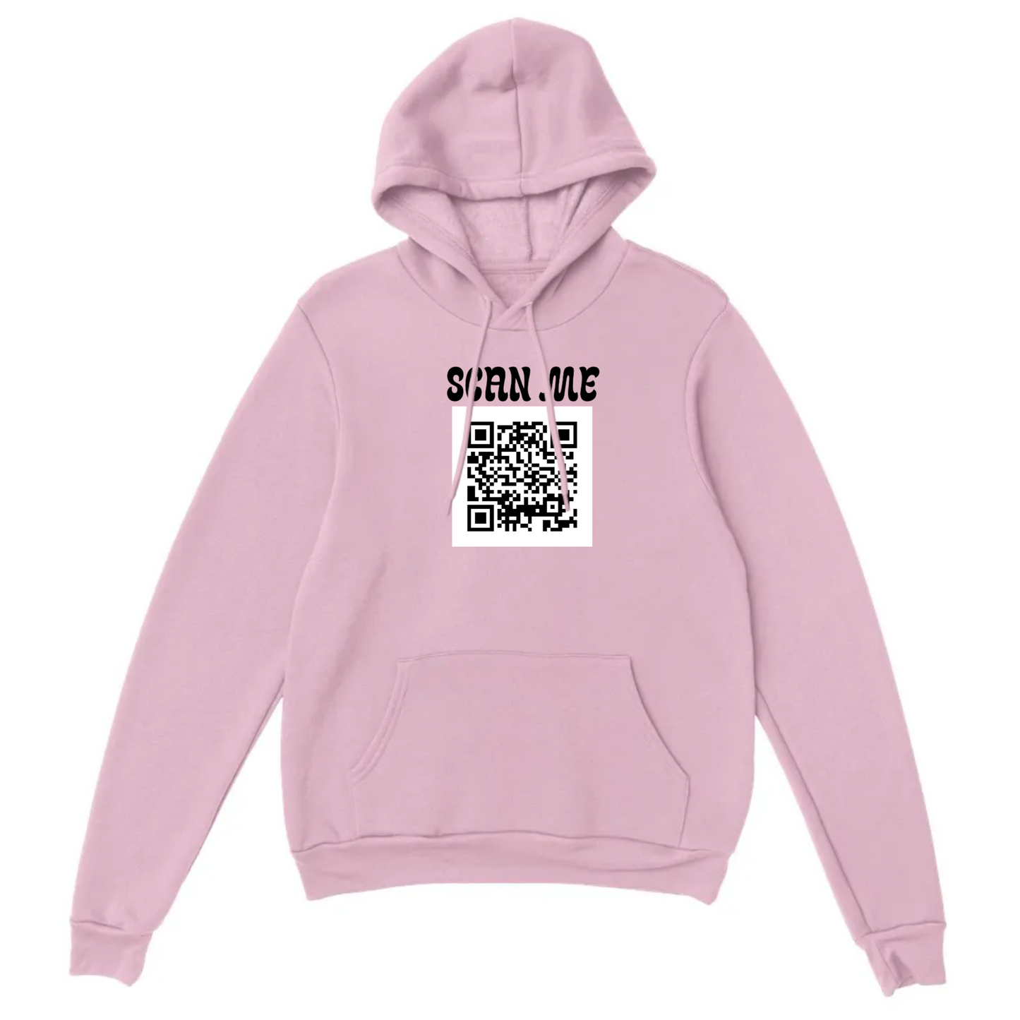 Custom QR Code – “Scan Me” Hoodie