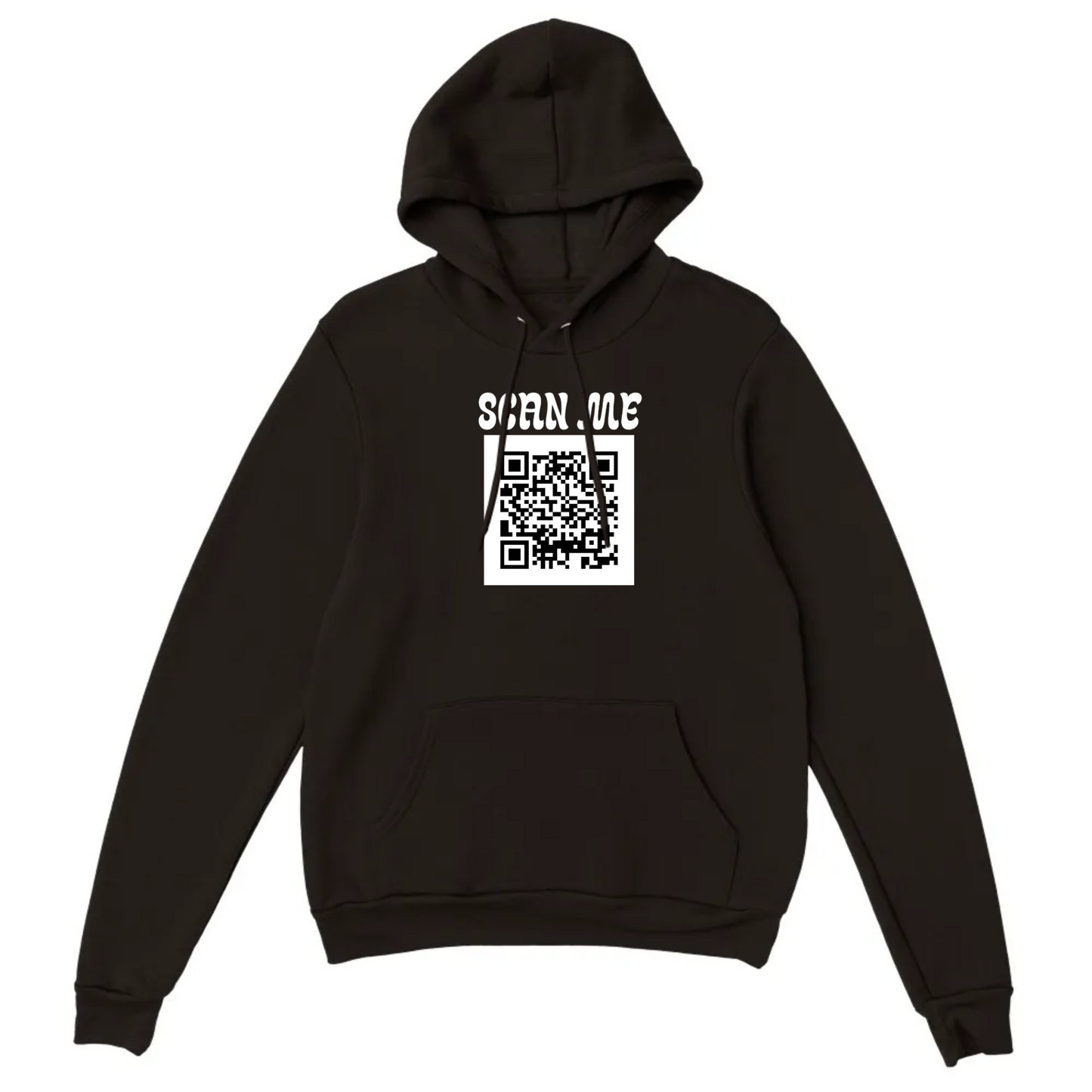 Custom QR Code – “Scan Me” Hoodie