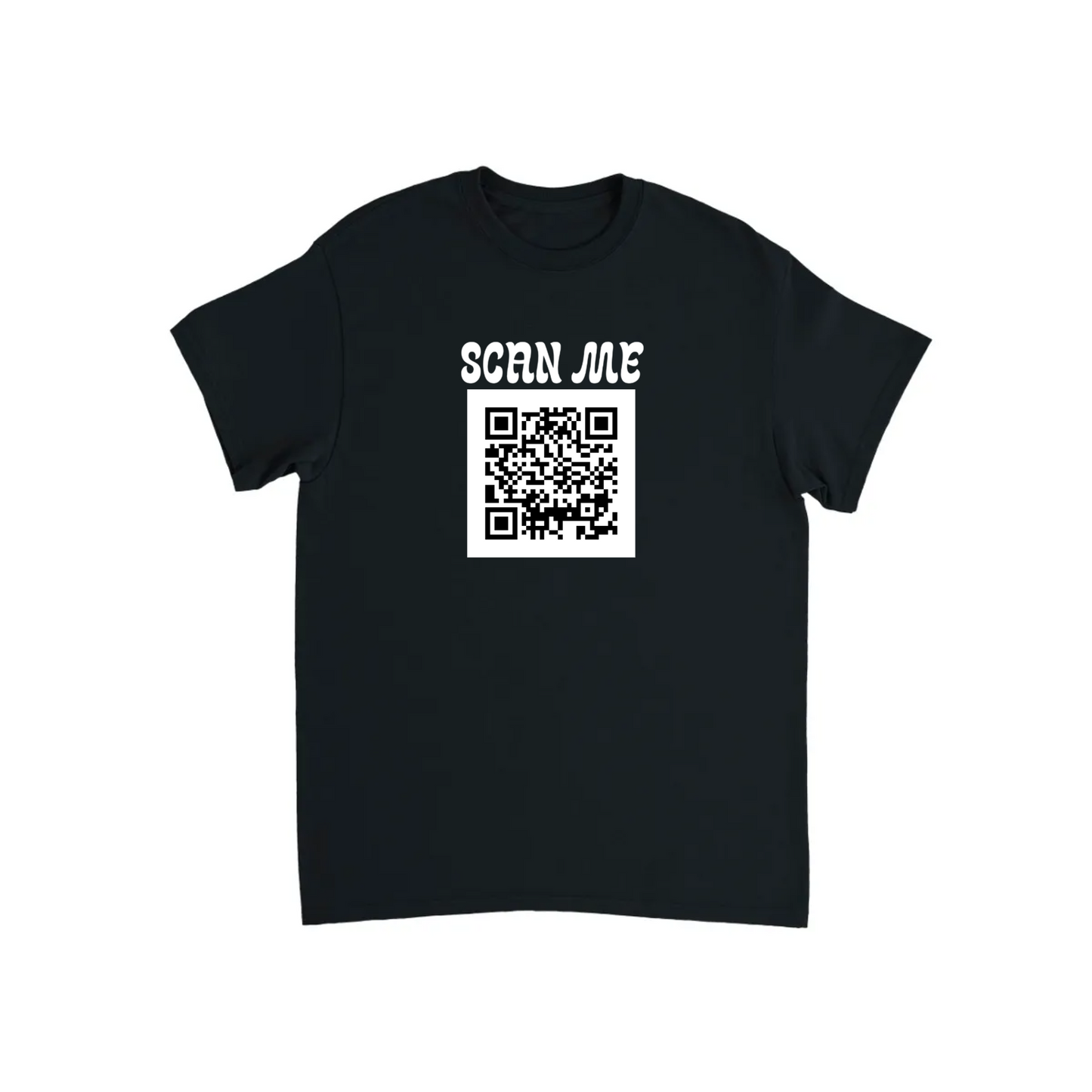 Custom QR Code – “Scan Me” T-Shirt