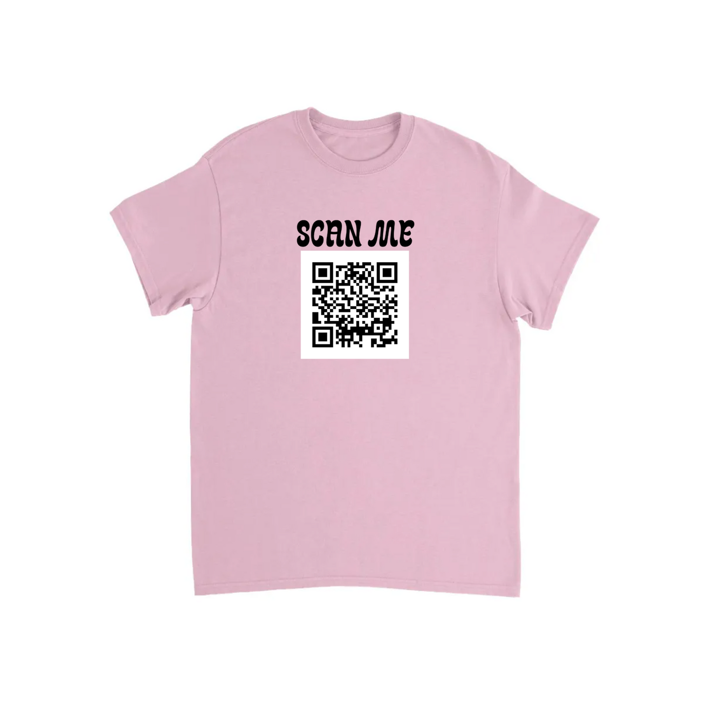 Custom QR Code – “Scan Me” T-Shirt