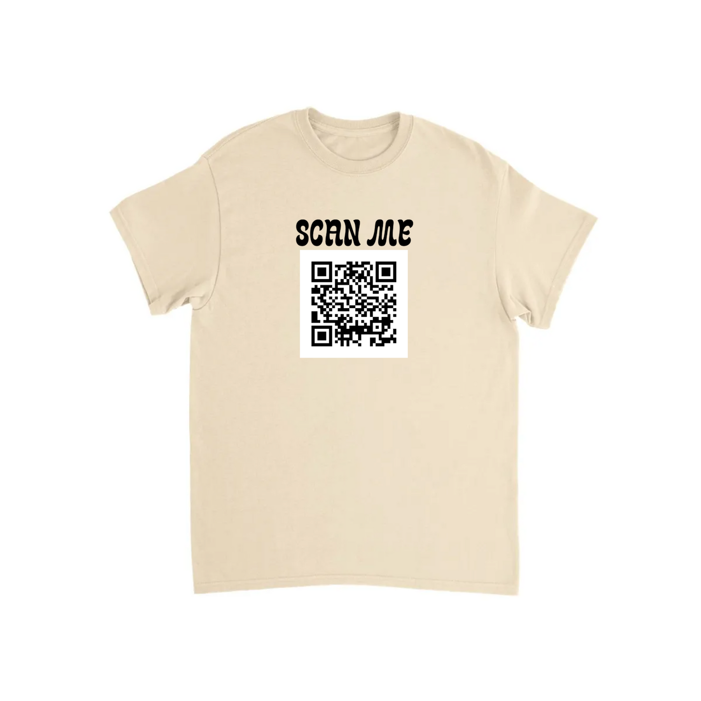 Custom QR Code – “Scan Me” T-Shirt
