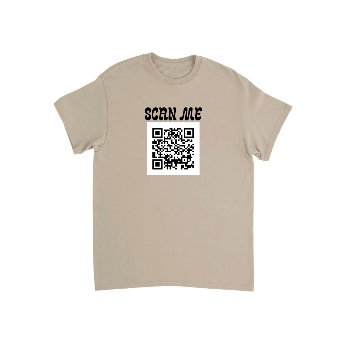 Custom QR Code – “Scan Me” T-Shirt