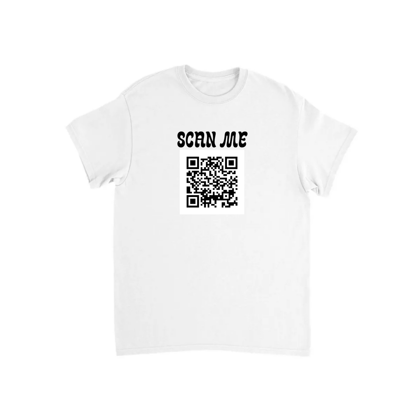 Custom QR Code – “Scan Me” T-Shirt