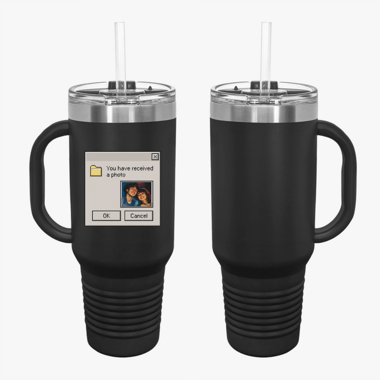 Custom Retro Computer Travel Mug