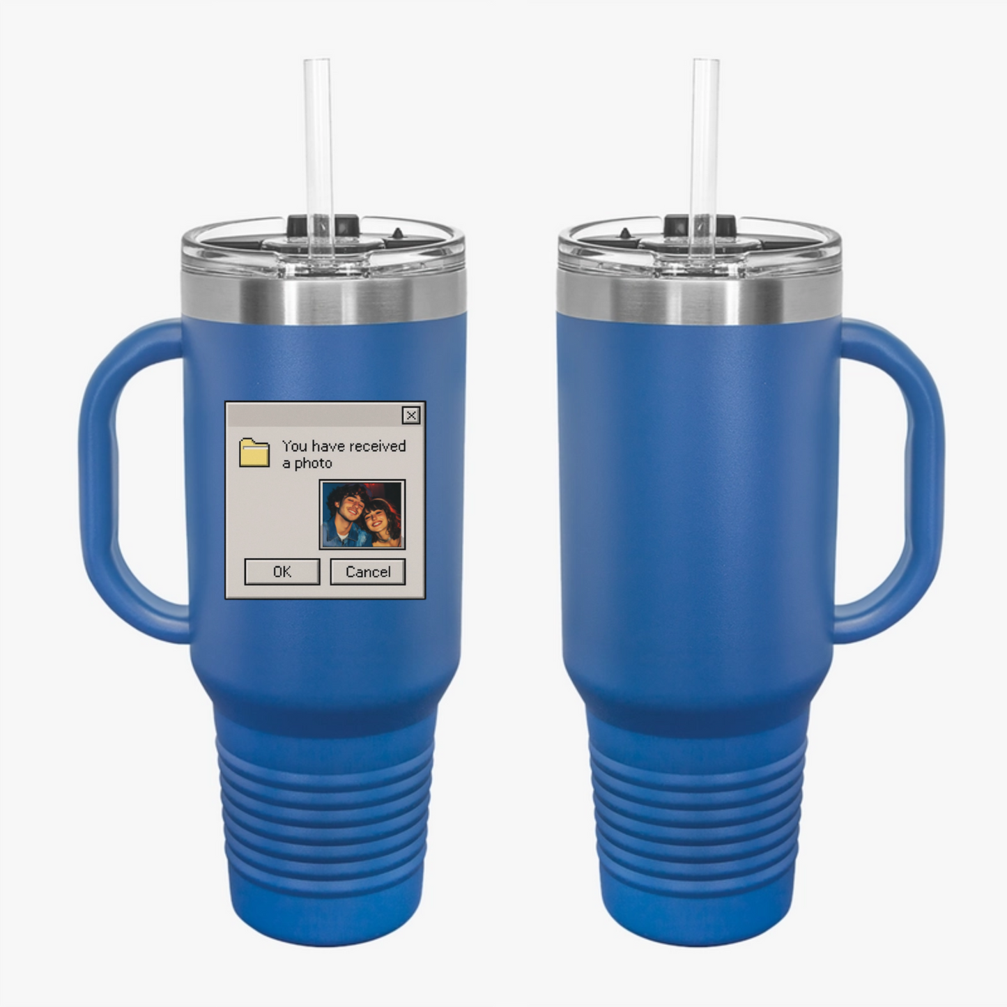 Custom Retro Computer Travel Mug