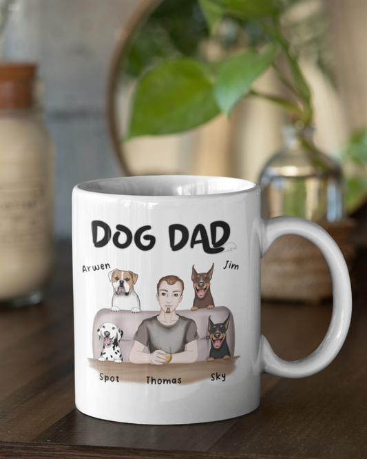 Dog Dad - Personalized Mug
