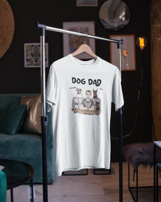Dog Dad Personalized T-shirt