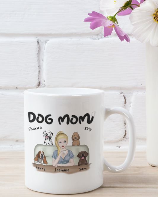 Dog Mom - Personalized Mug
