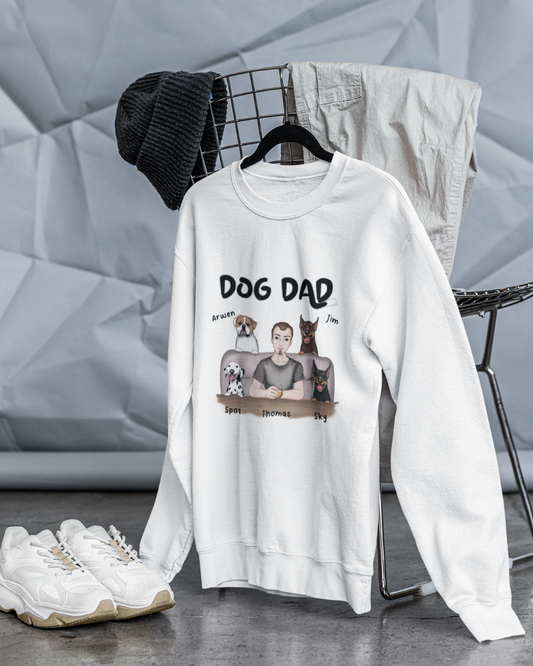 Dog Dad Personalized Sweatshirt