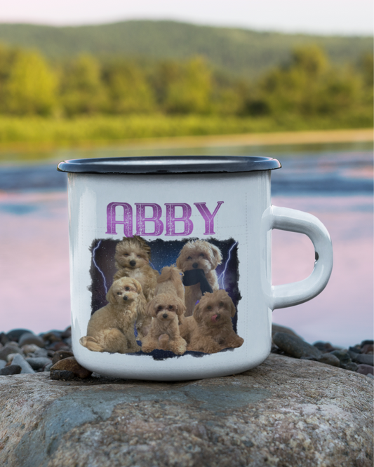 Cosmic Custom Enamel Mug
