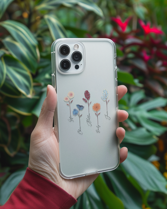 A Garden Full of Love – Personalized Flower Art Case
