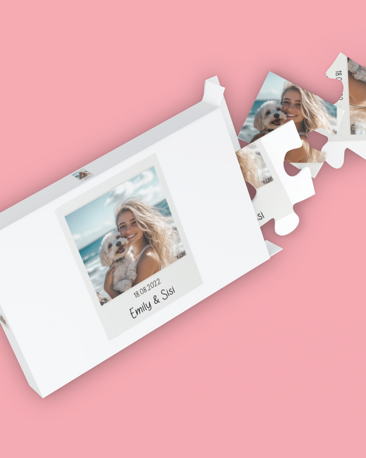 Custom Retro Polaroid Print Puzzle