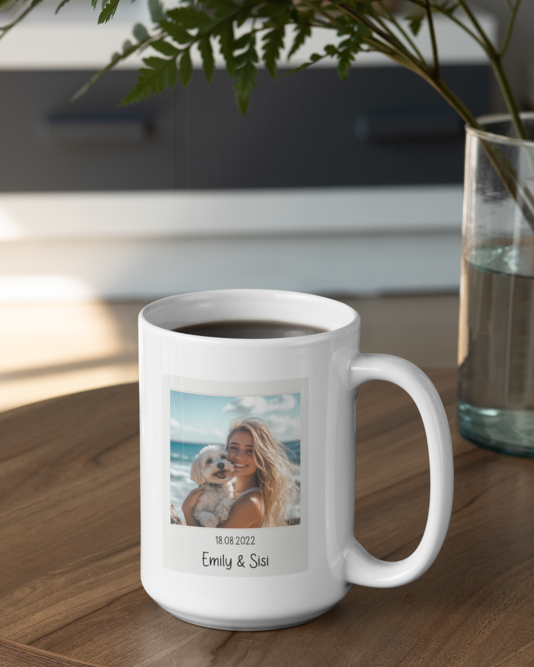 Custom Retro Polaroid Print Mug