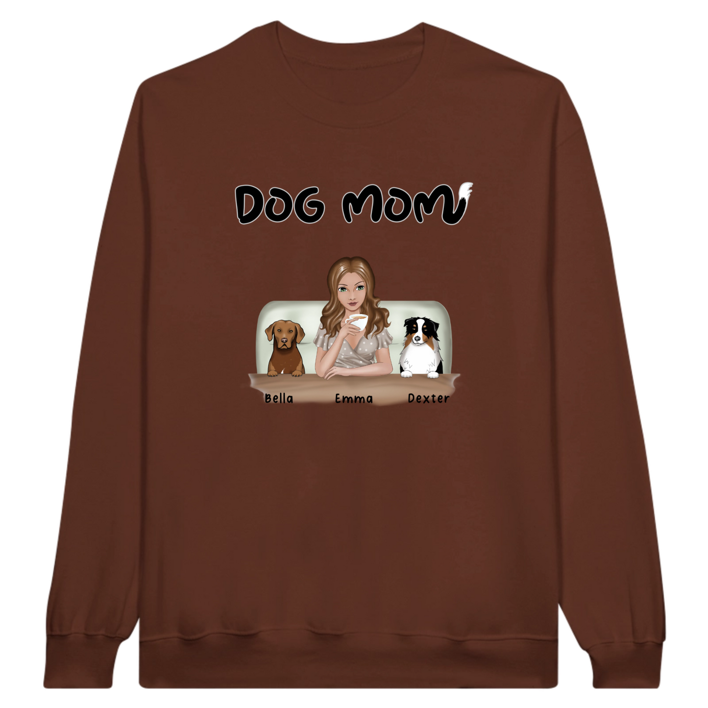 Dog Mom Personalized Sweatshirt