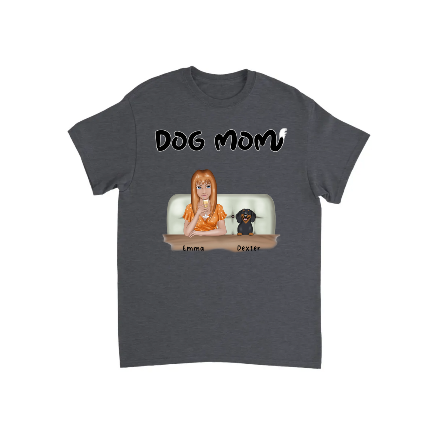 Dog Mom Personalized T-shirt