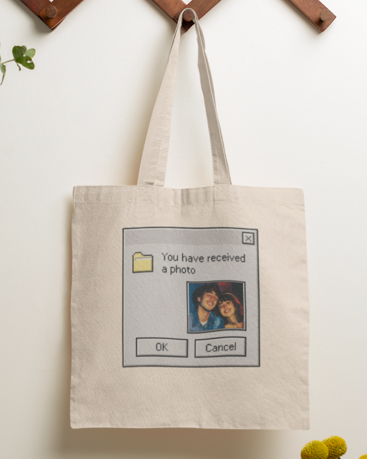Custom Retro Computer Tote Bag