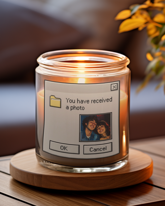 Custom Retro Computer Scented Candle