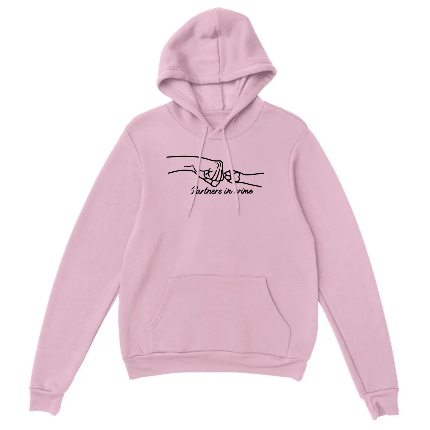 Partners in Crime Hoodie for Owner Pink