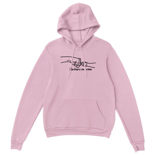 Partners in Crime Hoodie for Owner Pink
